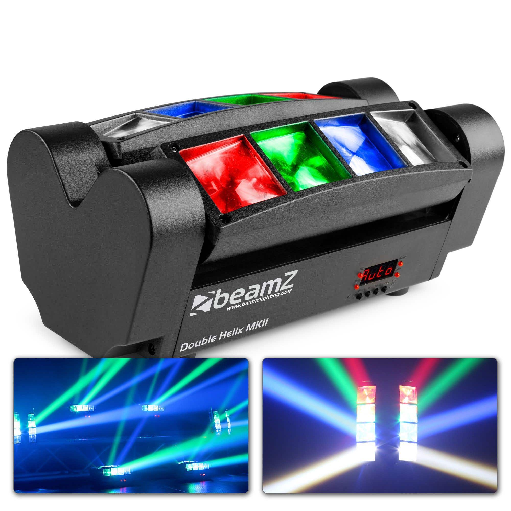 beamZ MHL820 Doble Helix 8x 3W RGBW LEDs DMX