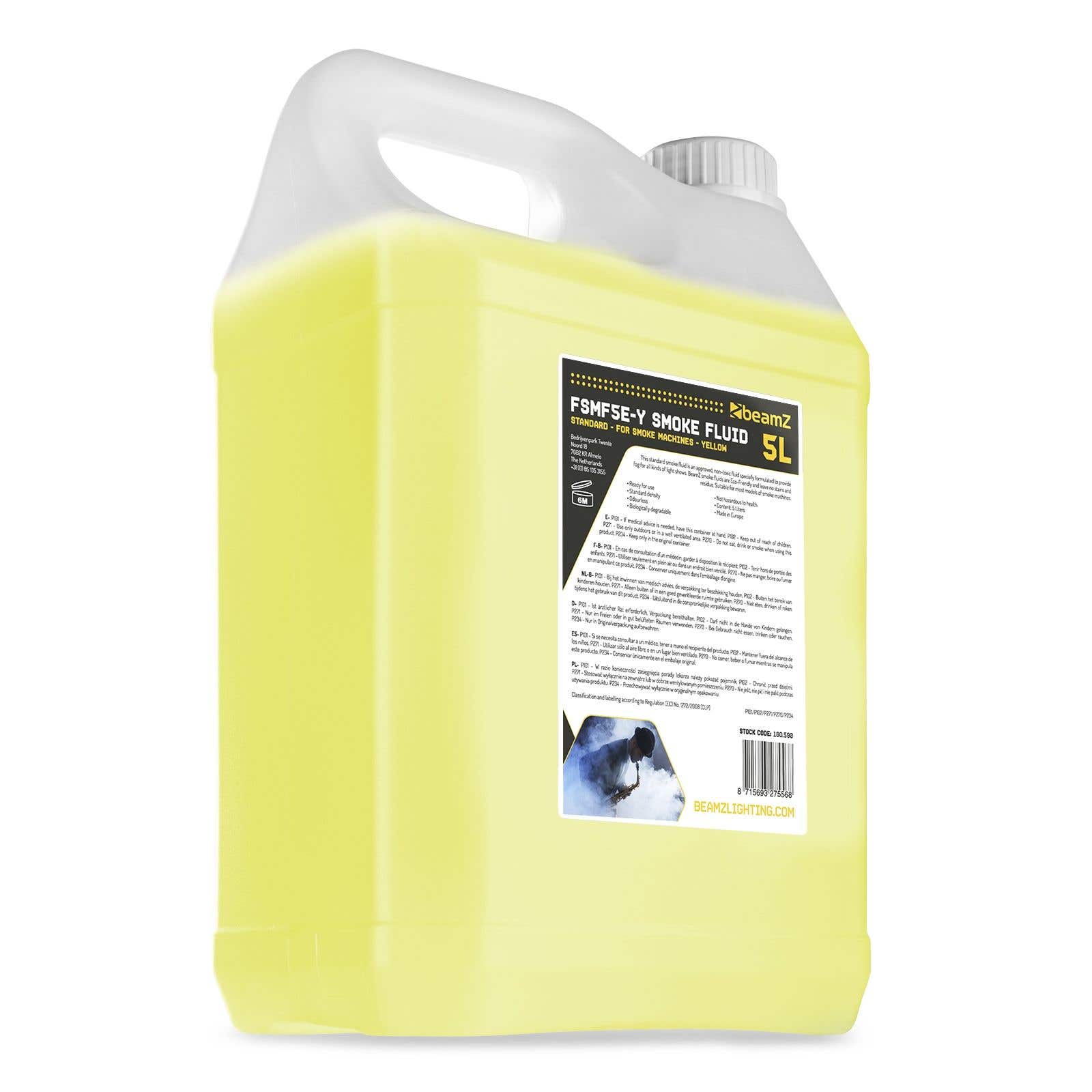 beamZ FSMF5E-Y Líquido de Humo 5L estandar Amarillo