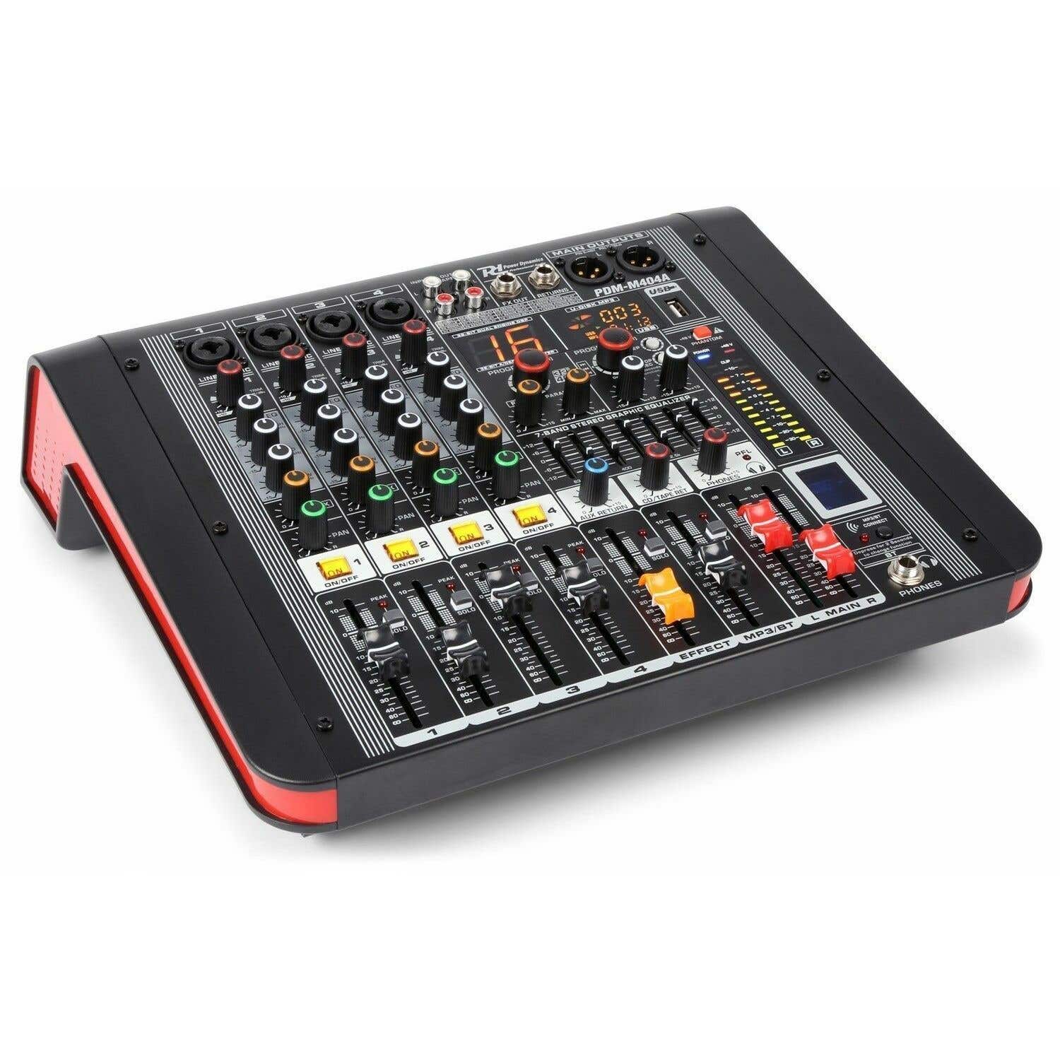 Power Dynamics PDM-M404A Mezclador directo amplificado 4 canales