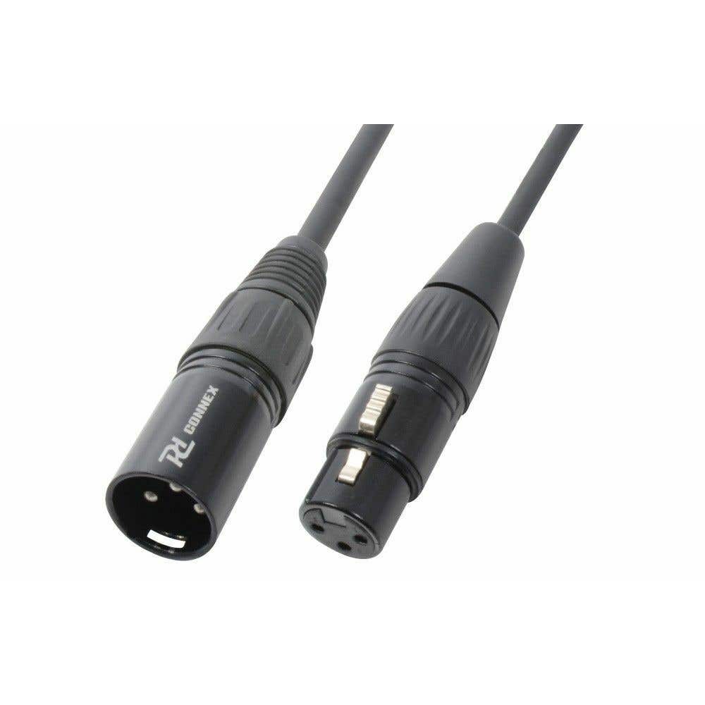 PD-Connex CX35-6 Macho XLR- Hembra XLR, negro, 6m