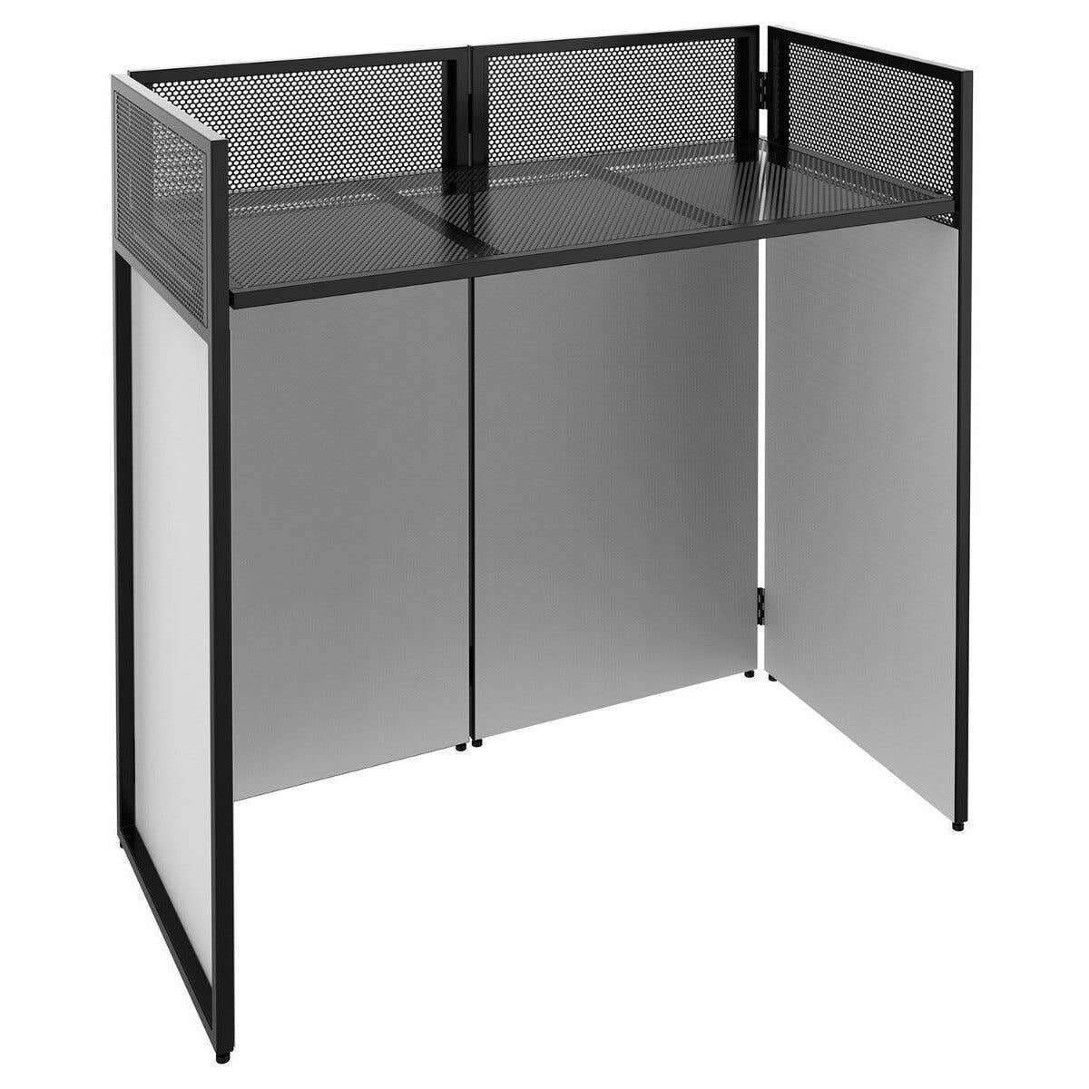 Vonyx DB4 Pro Sistema de cabina DJ plegable de 4 cuerpos