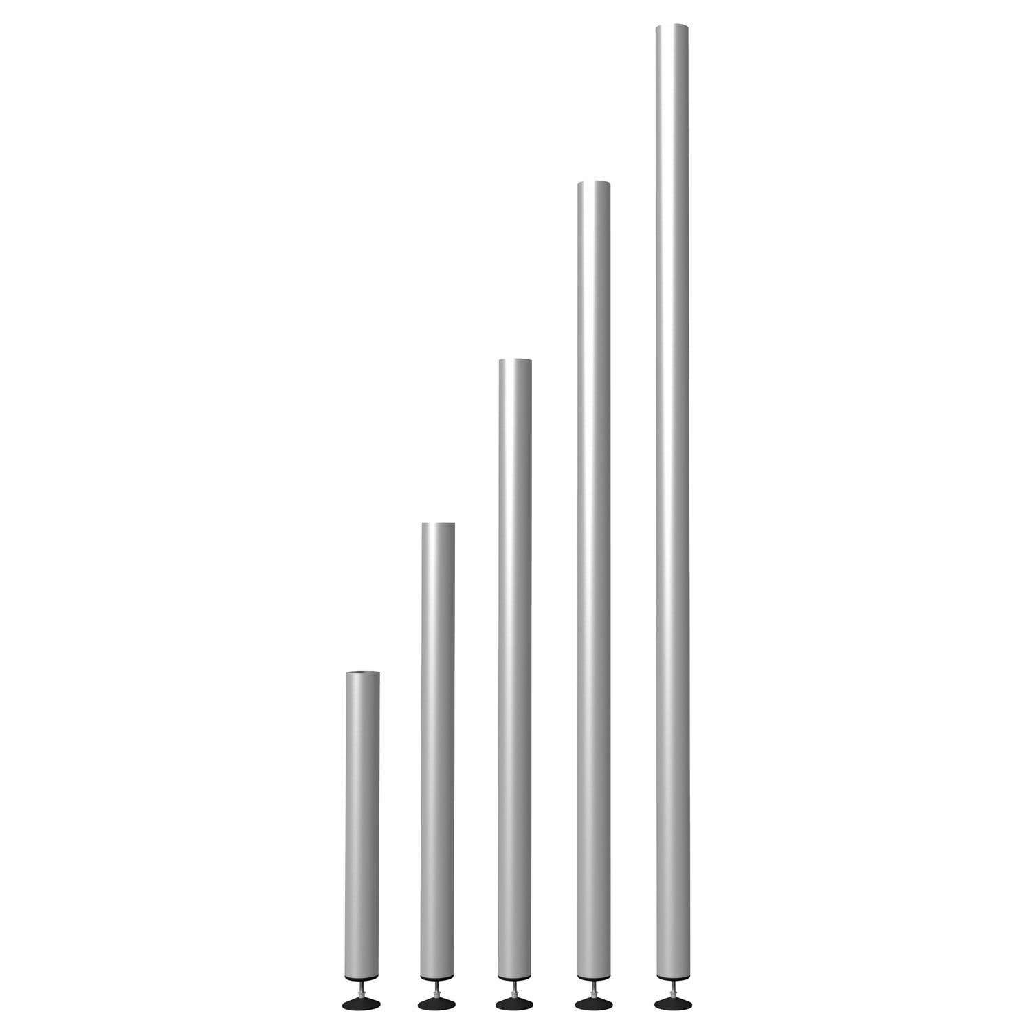 Power Dynamics 750RAL Pata redonda ajustable para tarimas 60cm (conjunto de 4)