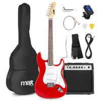 Max GigKit Conjunto Guitarra Eléctrica Rojo