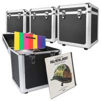 Estuches para discos Power Dynamics RC100 de 12 pulgadas, color negro (juego de 4)