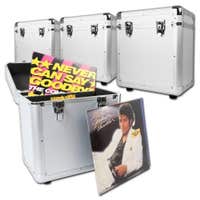 Estuches para discos Power Dynamics RC80 de 12" plateados (juego de 4)