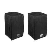 Power Dynamics SCP12 - Pack de 2 Fundas para altavoz PDY212 resistentes al agua, color negro
