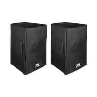 Power Dynamics SCP15 - Pack 2 Fundas para altavoz PDY215 resistentes al agua, color negro
