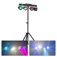 BeamZ CLS Triton Party Bar - PAR LED RGBW, Derby, Strobe, Jelly Moon, DMX 512 y trípode