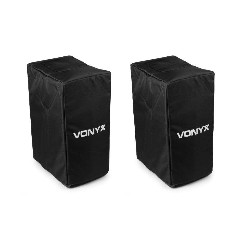Vonyx Fundas VX820 - Set de 2 fundas protectoras de nylon para sistema PA line array, color negro
