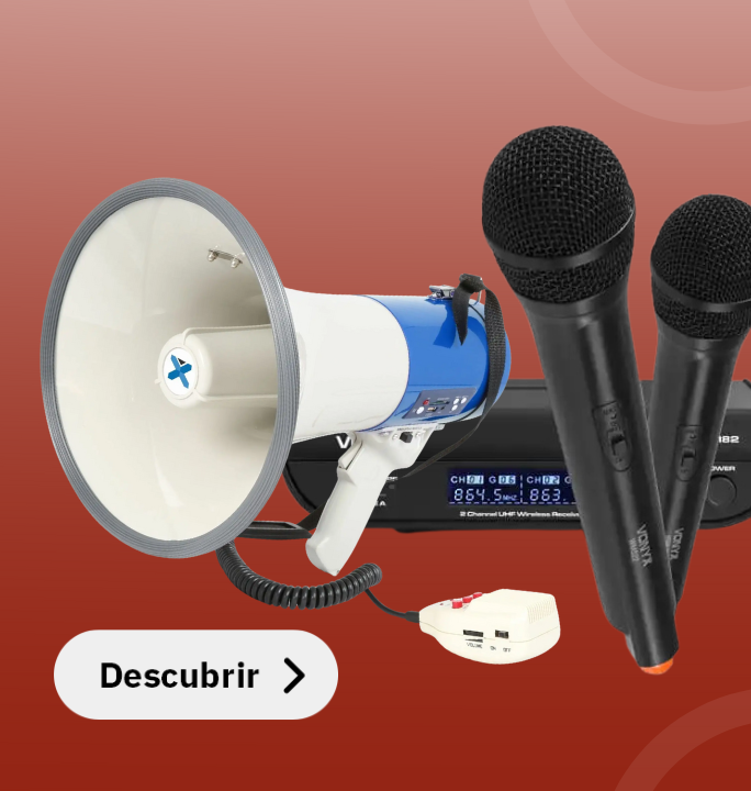 Micrófonos y Megáfonos